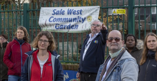 Sale West Community Garden team pictured